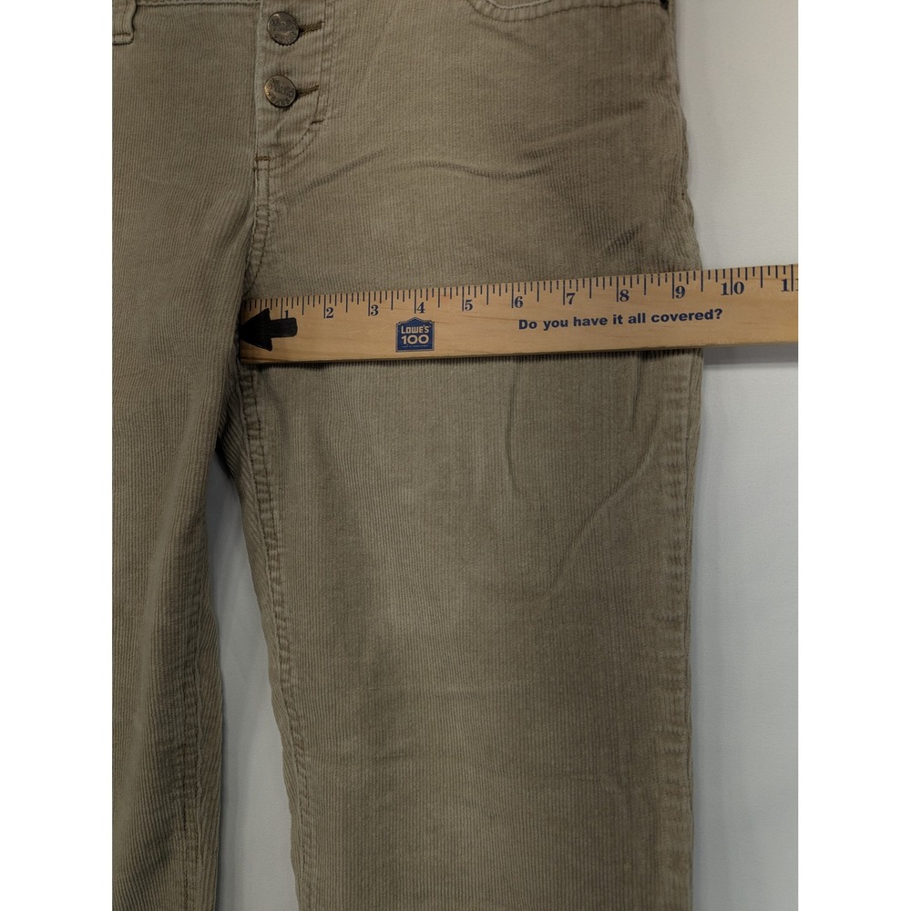 Mudd Corduroy Flare Jeans Tan Button Fly Women's‎ Size 11 - Picture 7 of 9